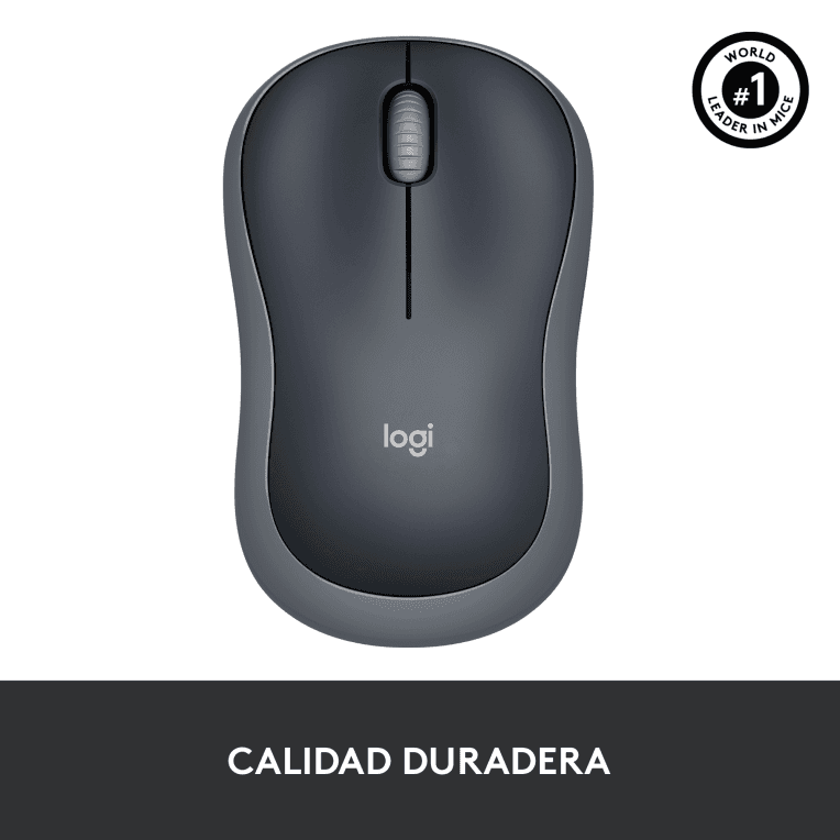 Ratón Logitech M185 Gris RF Inalámbrico Pilas miniatura 9
