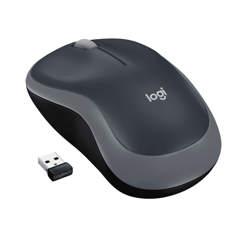 Ratón Logitech M185 Gris RF Inalámbrico Pilas — imagen 1
