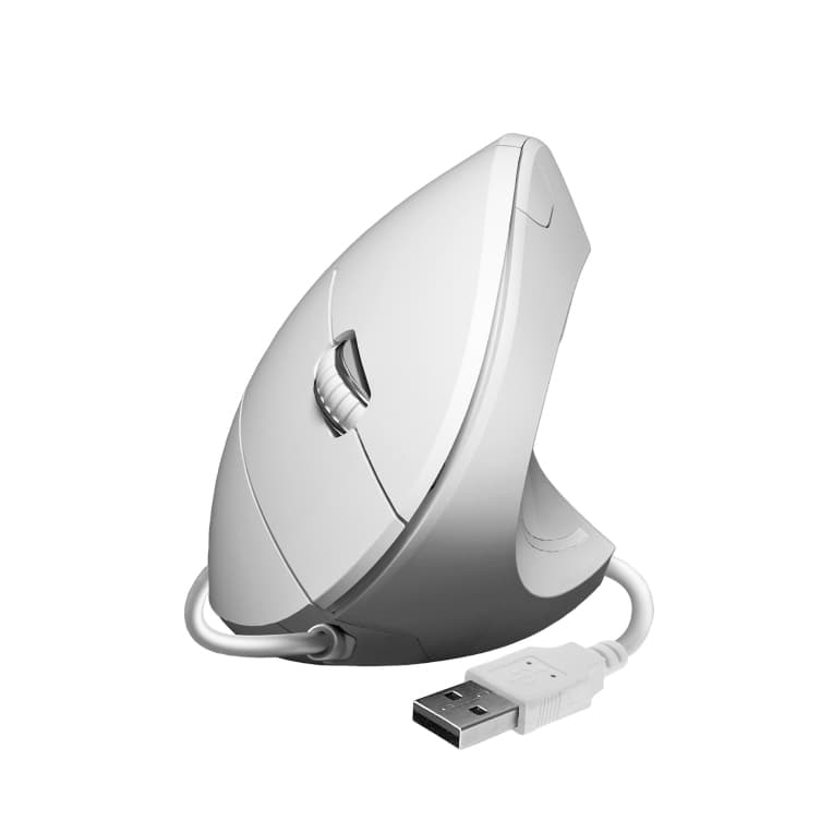 Ratón Subblim Glide Vertical Ergo White USB — imagen 1