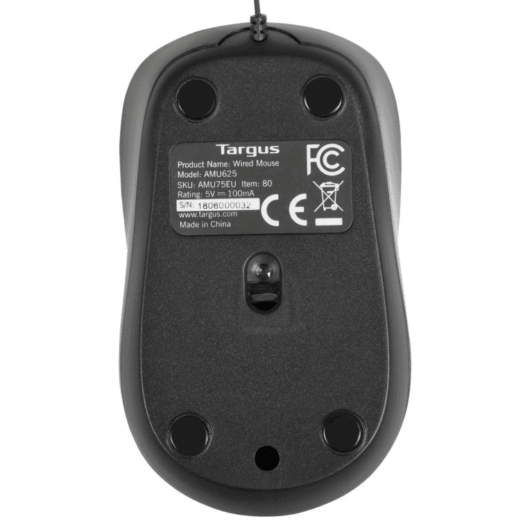 Ratón Targus Blue Trace Compacto Negro USB miniatura 4