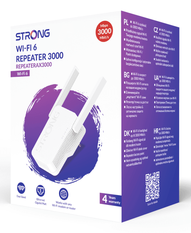Repetidor Strong Wi-Fi 6 Ax3000 miniatura 6