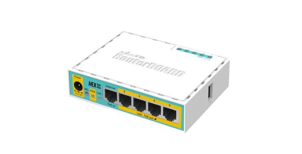 Router Mikrotik Hex PoE Lite - RB750UPr2 — imagen 1
