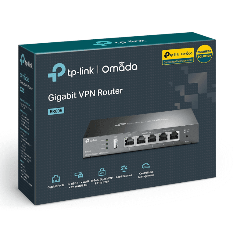 Router TP-Link Omada ER605 / 1x1G WAN, 2x1G WANLAN miniatura 6
