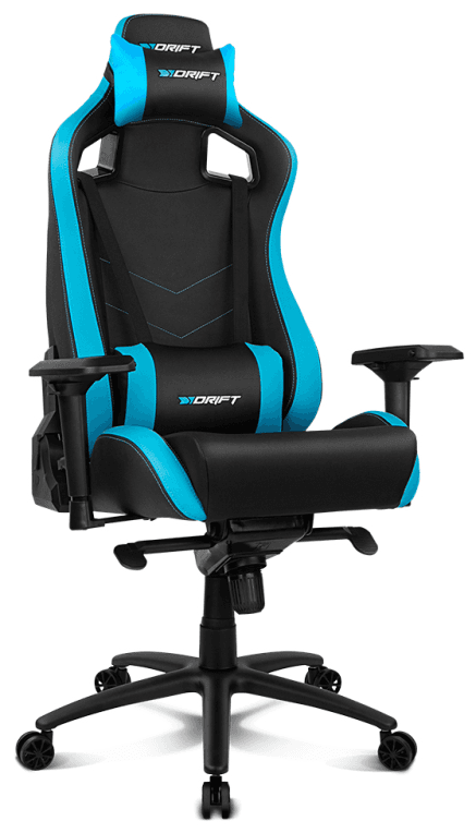 Silla Gaming Drift DR500 Negro/Azul — imagen 1
