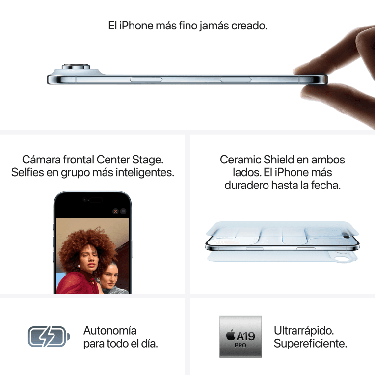 SmartPhone Apple iPhone Air 1TB Sky Blue miniatura 6