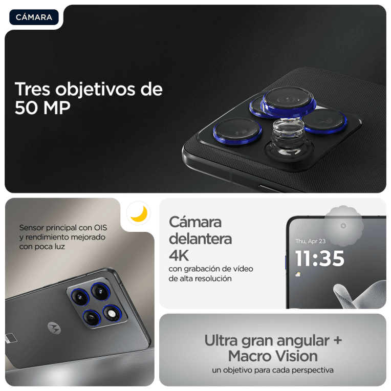 SmartPhone Motorola Edge 70 12GB 512GB Gris miniatura 16