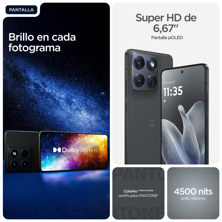 SmartPhone Motorola Edge 70 12GB 512GB Gris miniatura 18