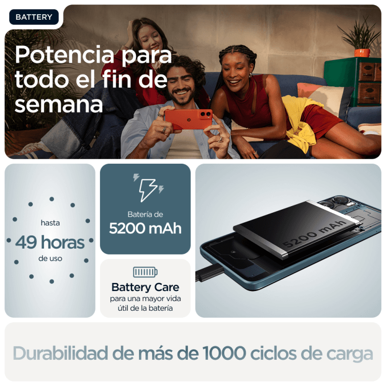 SmartPhone Motorola Moto G06 4GB 256GB Azul miniatura 18