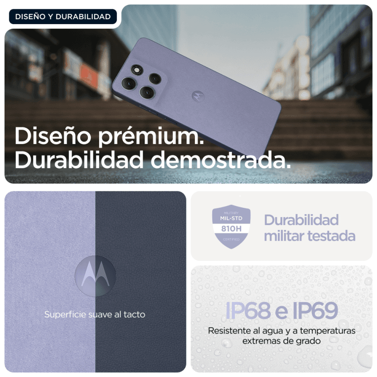 SmartPhone Motorola Moto G86 8GB 256GB 5G Lila miniatura 7