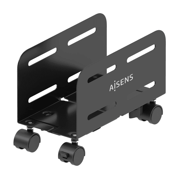 Soporte Aisens CPU Metalico Ajustable Suelo Negro — imagen 1