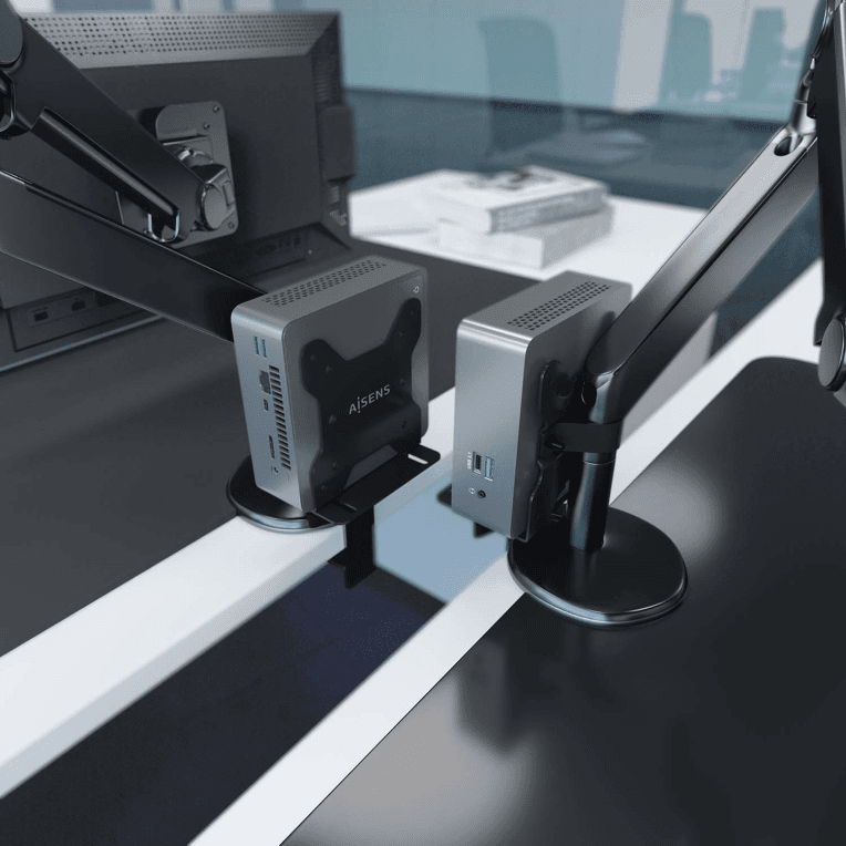 Soporte Aisens Mini PC Versatil Negro miniatura 5