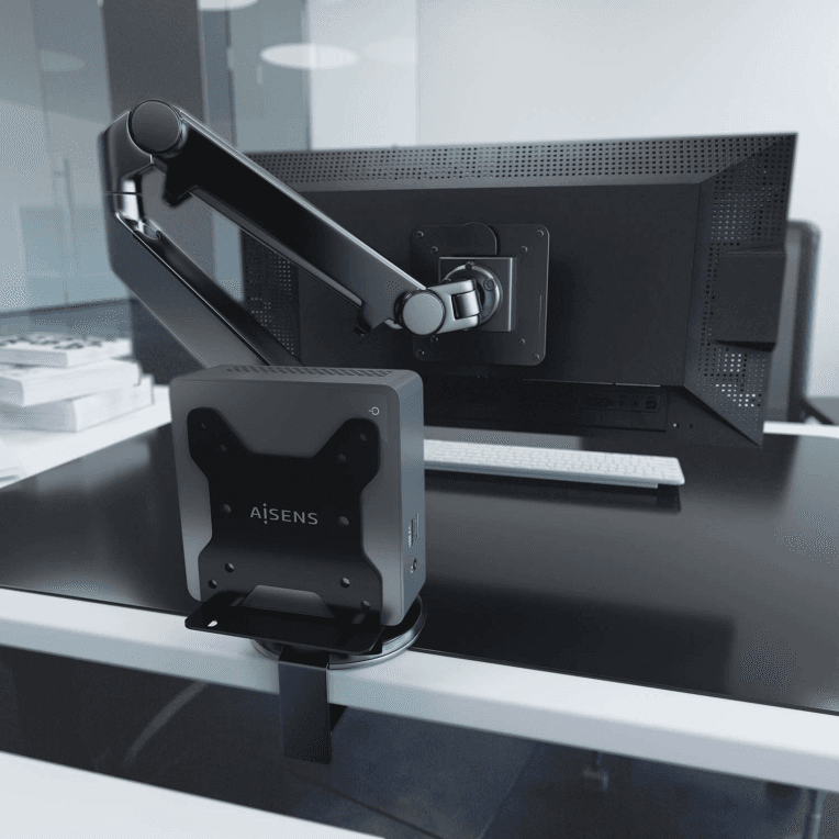 Soporte Aisens Mini PC Versatil Negro miniatura 6