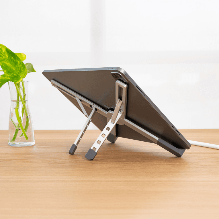 Soporte Elevador Alum. Plegable Portátiles, Plata miniatura 4