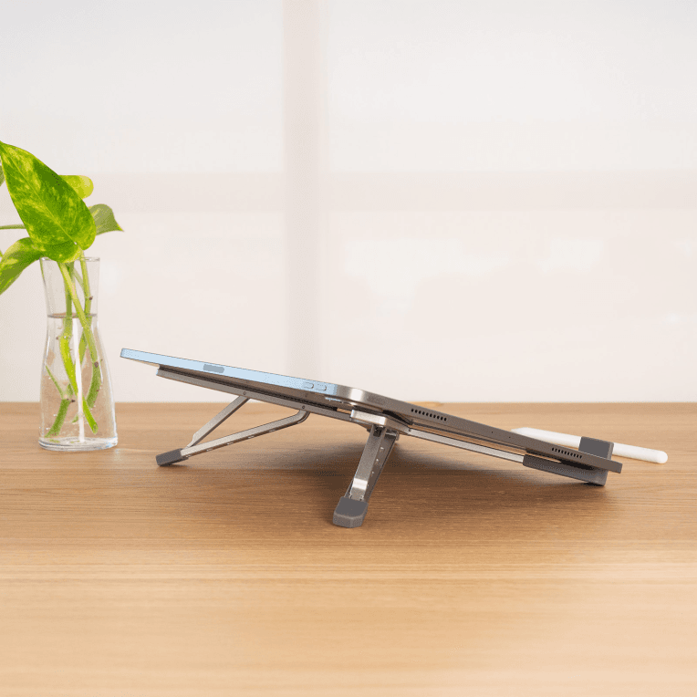 Soporte Elevador Alum. Plegable Portátiles, Plata miniatura 5