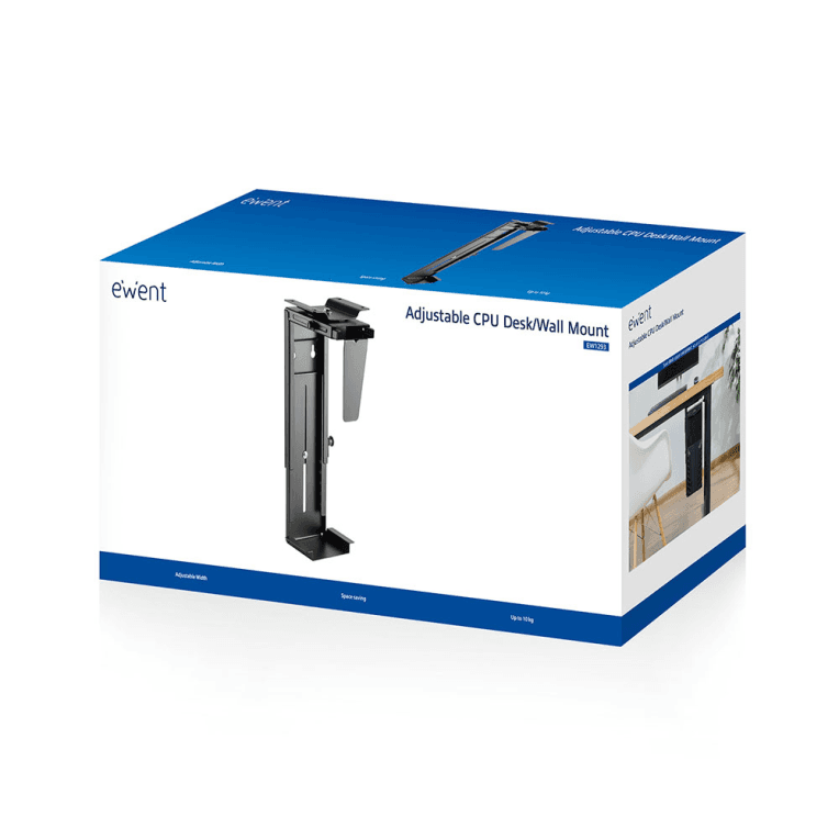 Soporte Ewent Colgante Bajo Mesa Ajustable miniatura 8