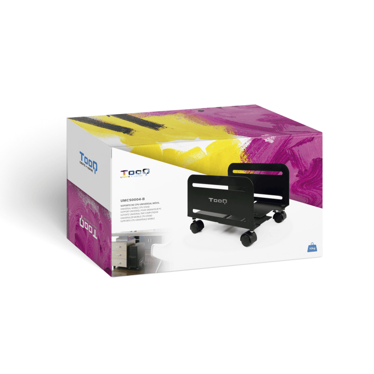 Soporte Tooq CPU Suelo Ruedas UMCS0004-B Negro miniatura 9