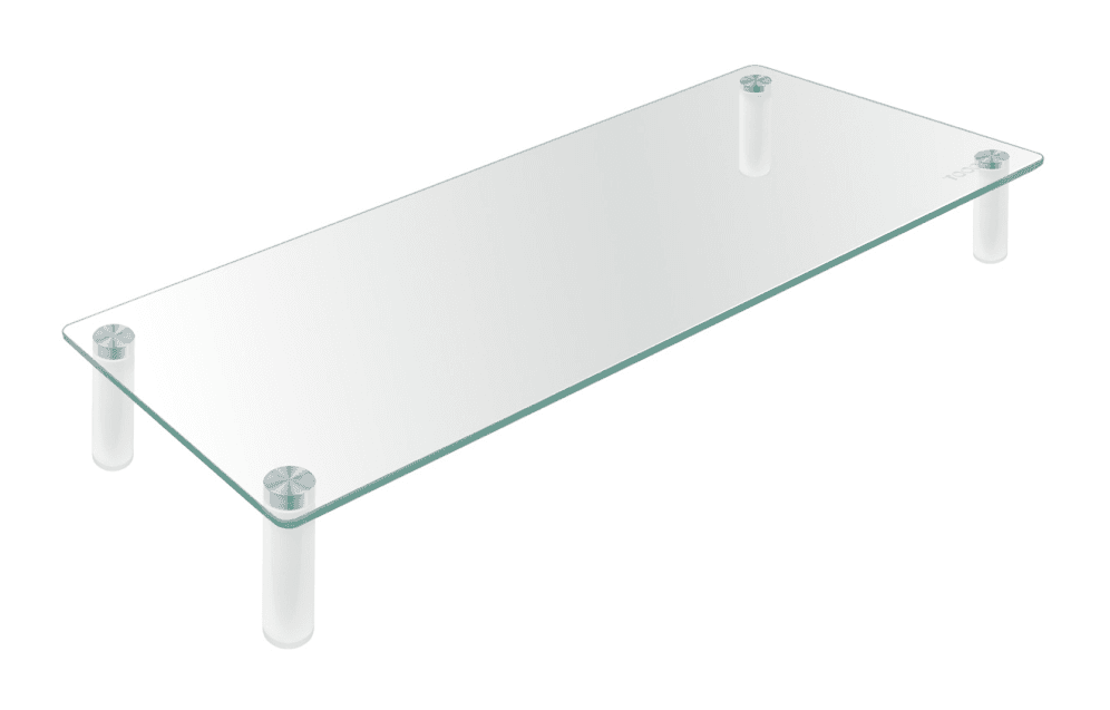 SOPORTE TOOQ ELEVADOR VIDRIO PARA MONITORES — imagen 1