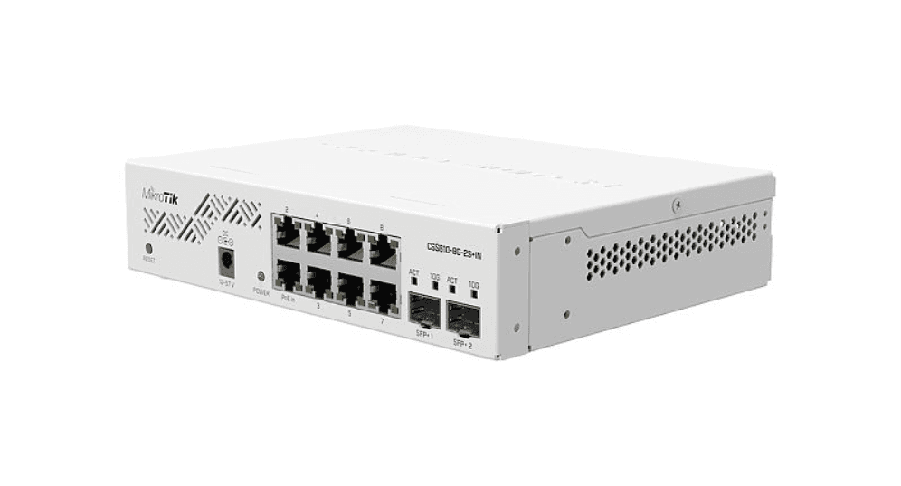Switch Mikrotik CSS610-8G-2S+In — imagen 1