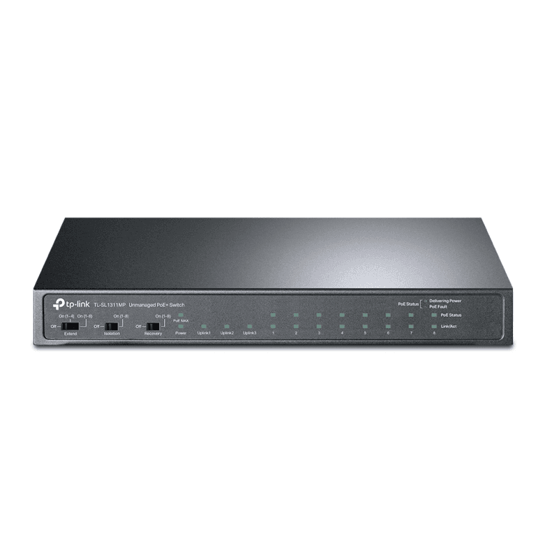 Switch Tp-link 8 Port 10/100 y 3 Port PoE+ miniatura 2