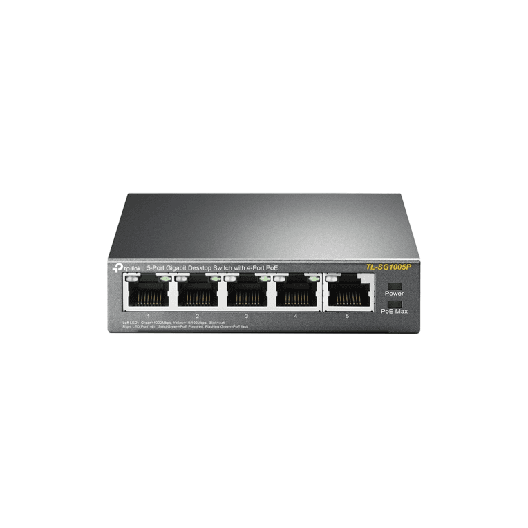 Switch Tp-Link TL-SG1005P 5 Port Giga 4 PoE miniatura 2