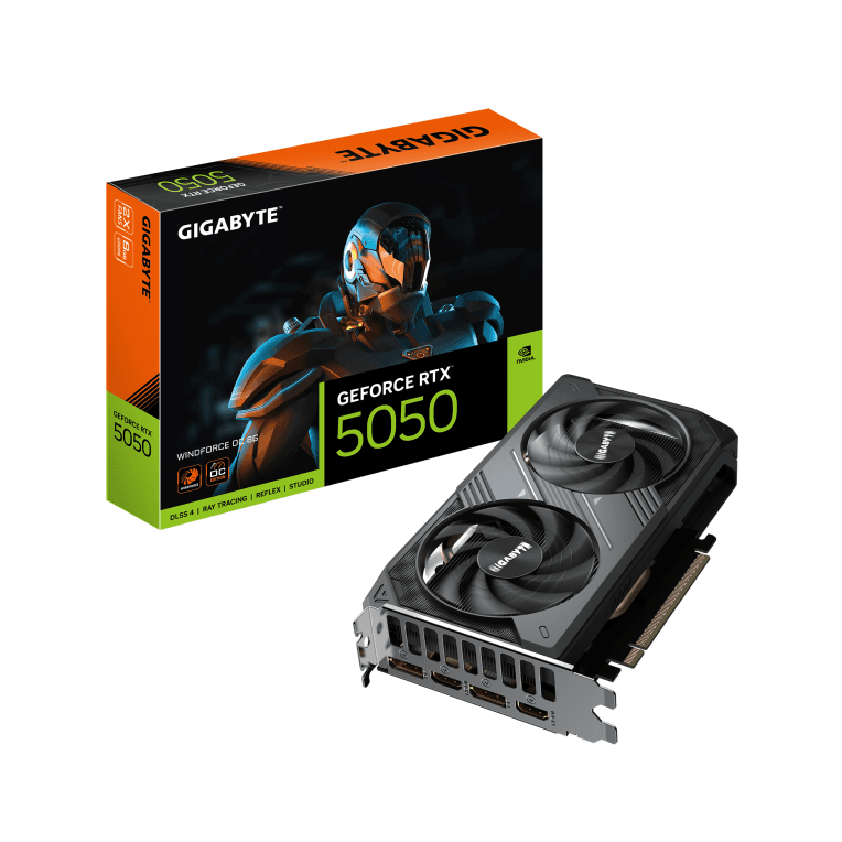 Tarjeta Gráfica Gigabyte RTX 5050 Winforce 8GB miniatura 2