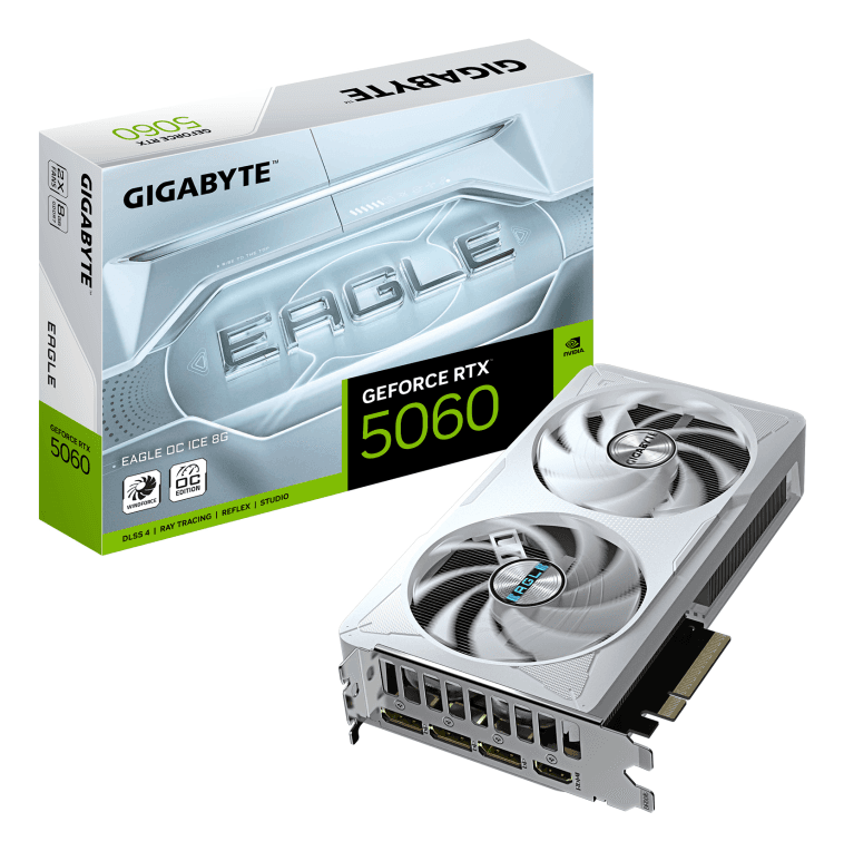 Tarjeta Gráfica Gigabyte RTX 5060 Eagle Ice 8GB — imagen 1