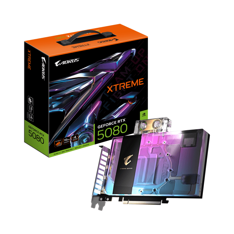 Tarjeta Gráfica Gigabyte RTX 5080 Aorus X WB 16GB — imagen 1