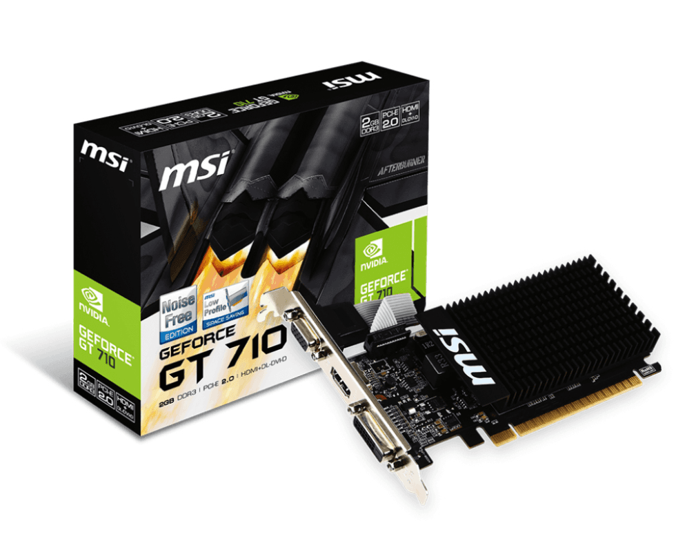 Tarjeta Gráfica MSI GT 710 LP 2GB — imagen 1