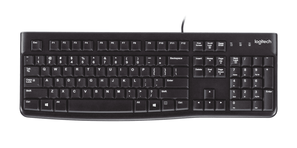 Teclado Logitech K120 Retail USB Negro miniatura 2