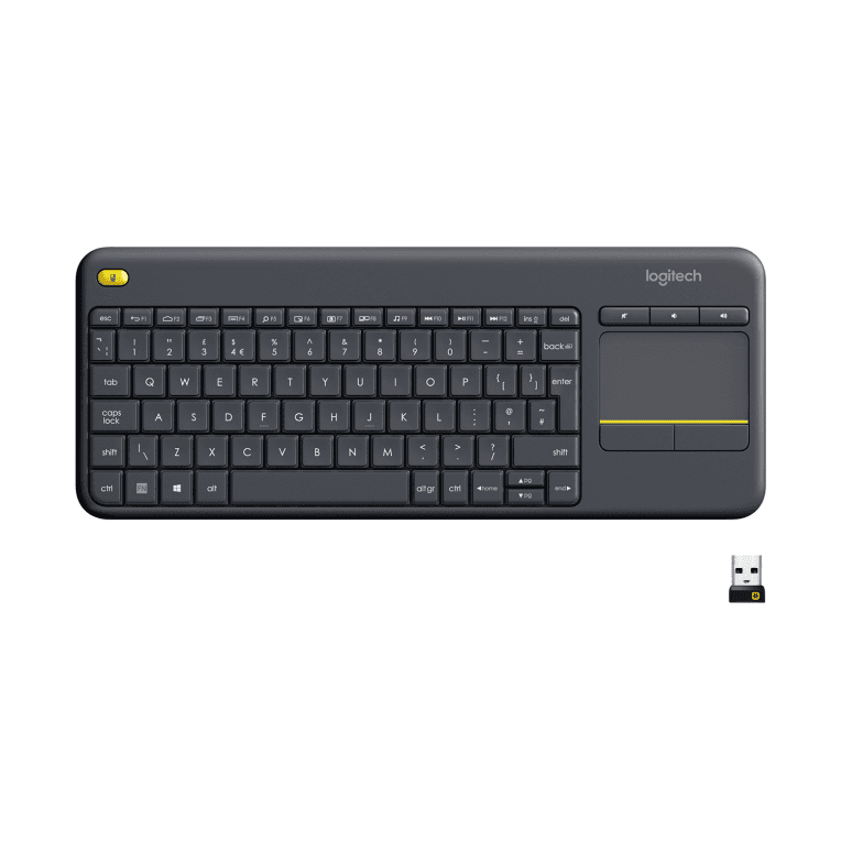 Teclado Logitech K400 Plus RF Inalámbrico Negro miniatura 6
