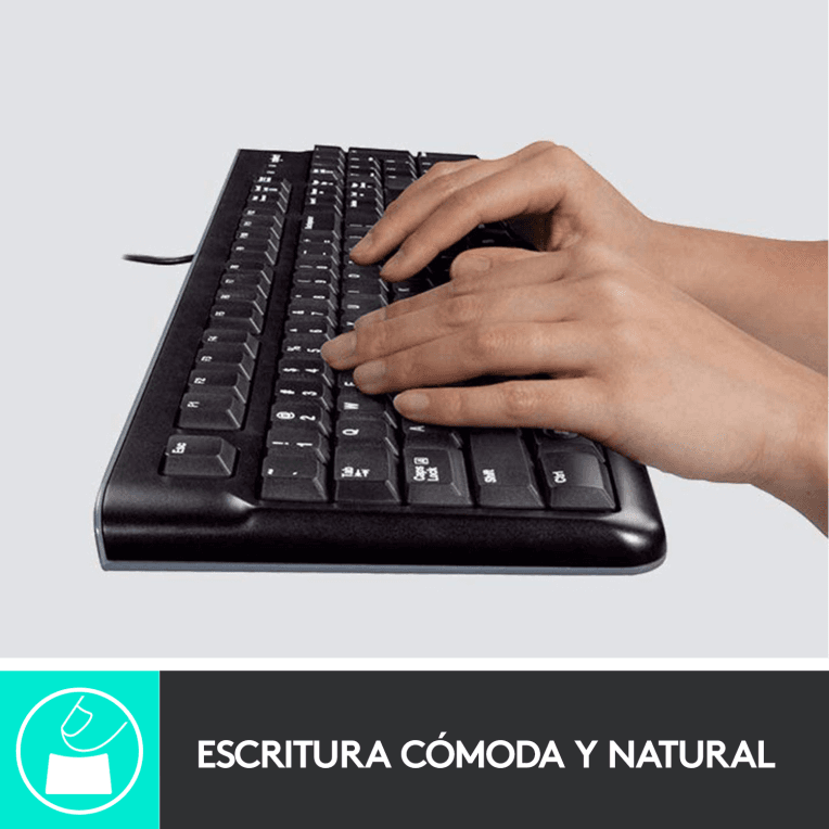 Teclado Logitech MK120 USB Negro miniatura 9