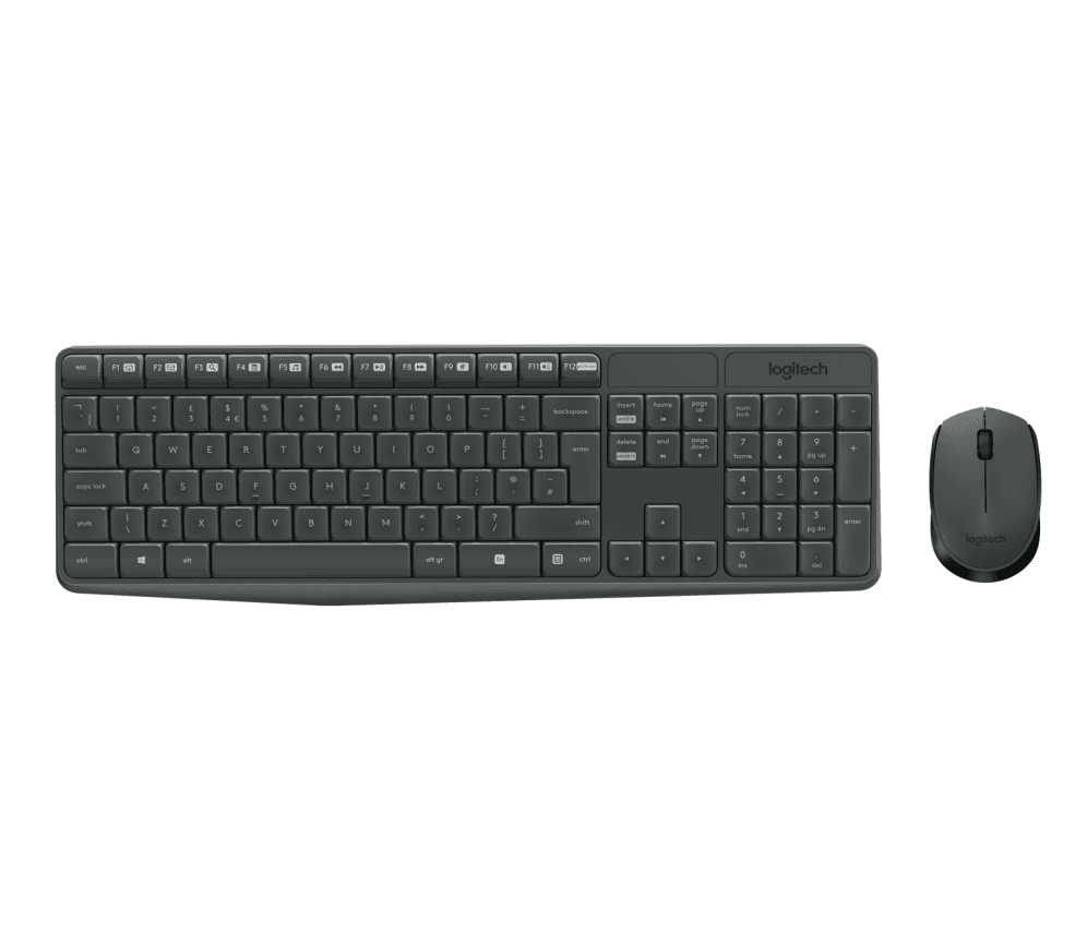 Teclado Logitech MK235 RF Inalámbrico Gris miniatura 4