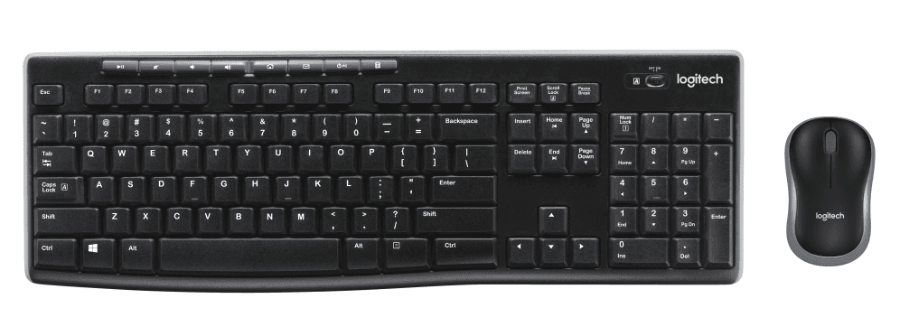 Teclado Logitech MK270 RF Inalámbrico Negro miniatura 3