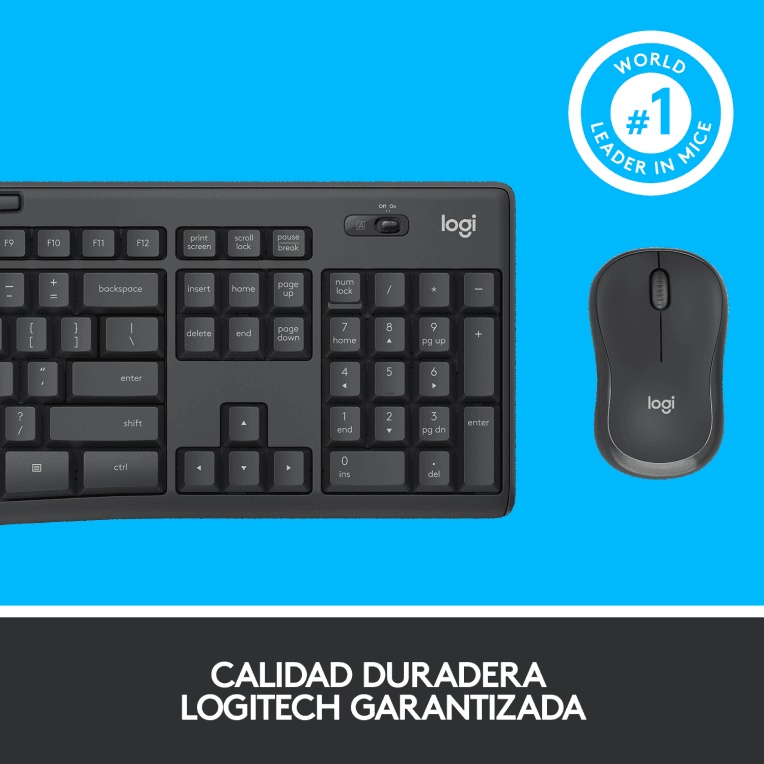 Teclado Logitech MK295 RF Inalámbrico Negro miniatura 14