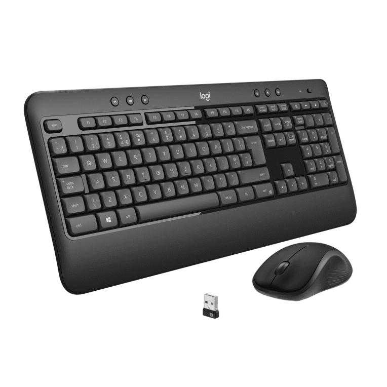 Teclado Logitech MK540 Negro Inalámbrico Pilas miniatura 3