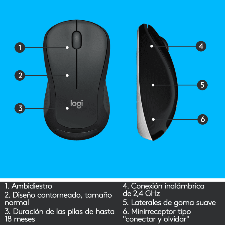 Teclado Logitech MK540 Negro Inalámbrico Pilas miniatura 10