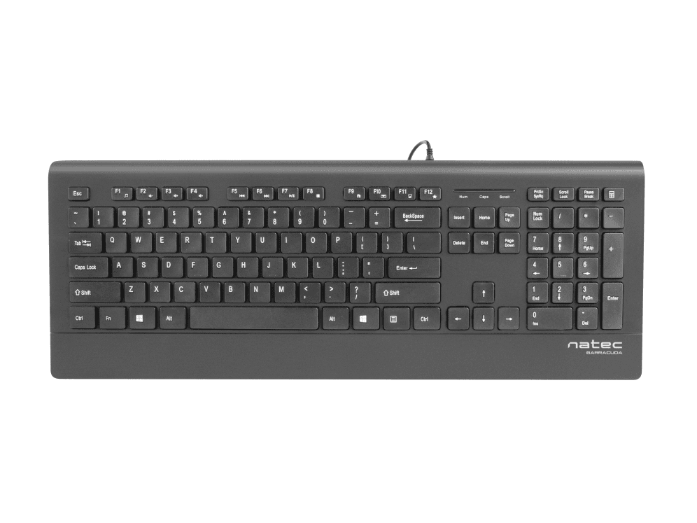 Teclado Natec Barracuda Slim USB Negro — imagen 1