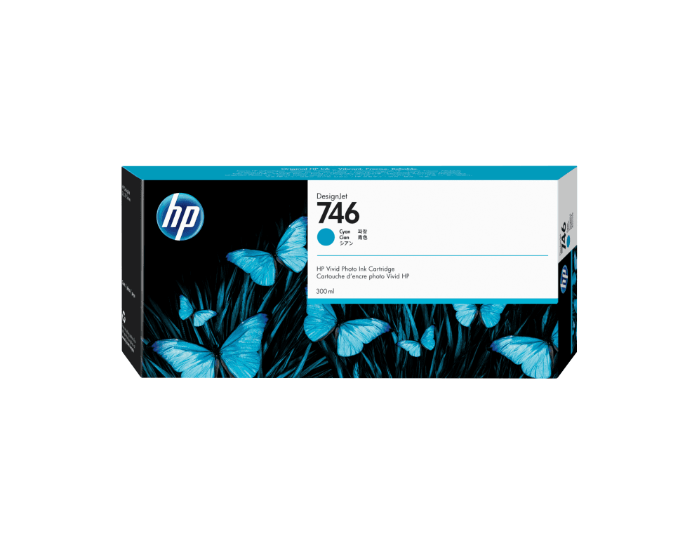 TINTA HP 746 CYAN miniatura 2