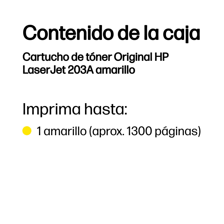 Toner HP 203A Amarillo miniatura 4