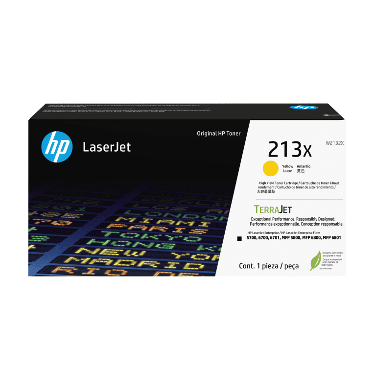 Toner HP 213X Amarillo — imagen 1