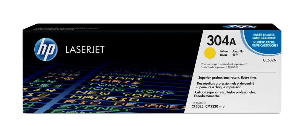Toner HP 304A Amarillo 2800Pag miniatura 2