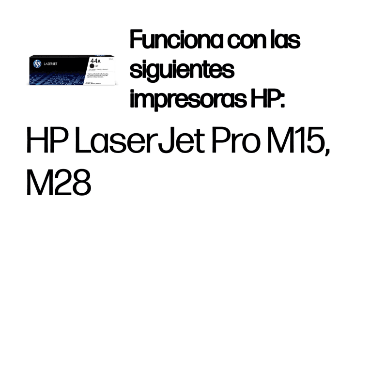 Toner Hp 44A Negro miniatura 3