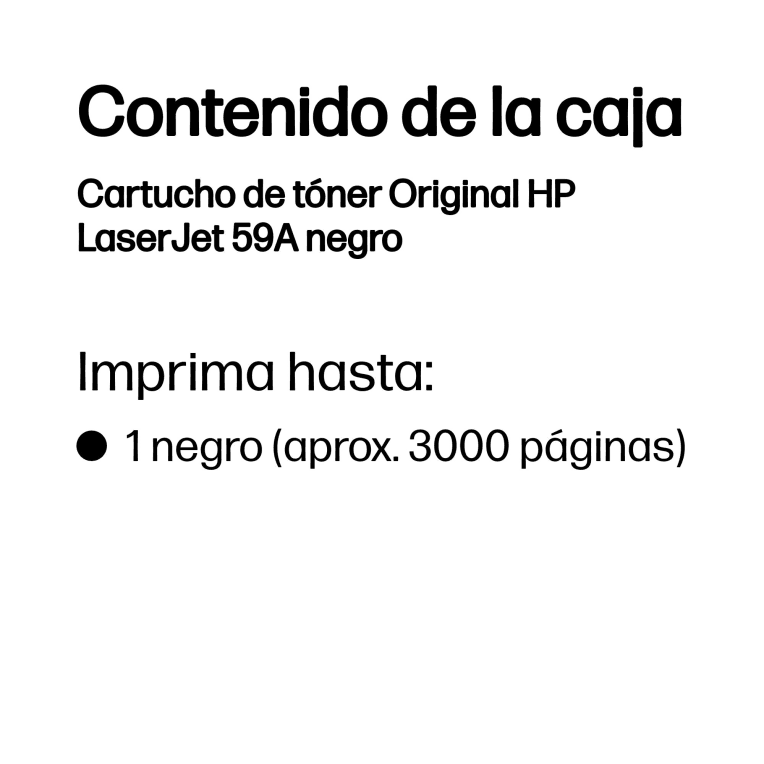Toner Hp 59A Negro miniatura 4