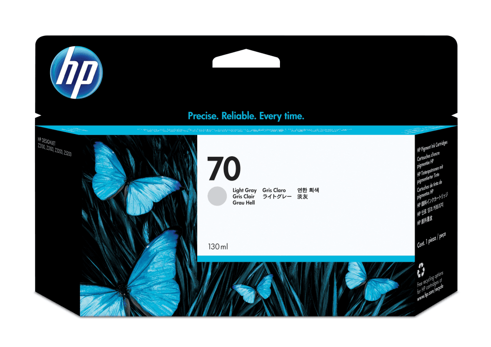 TONER HP 70 130  GRIS CLARO Z33100/2200 — imagen 1