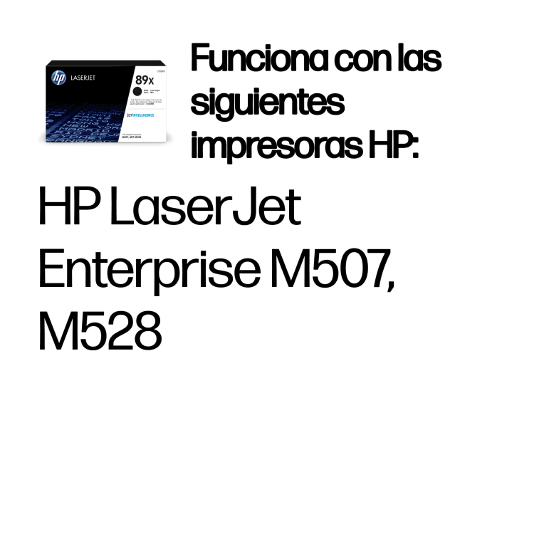 Toner Hp 89X Negro miniatura 3