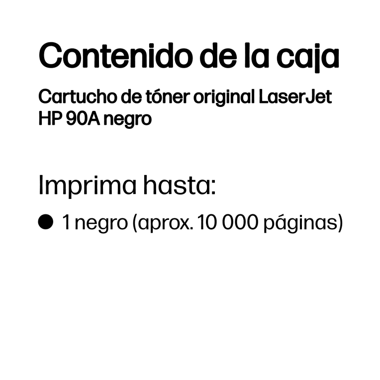 Toner HP 90A Negro 1000Pag miniatura 4