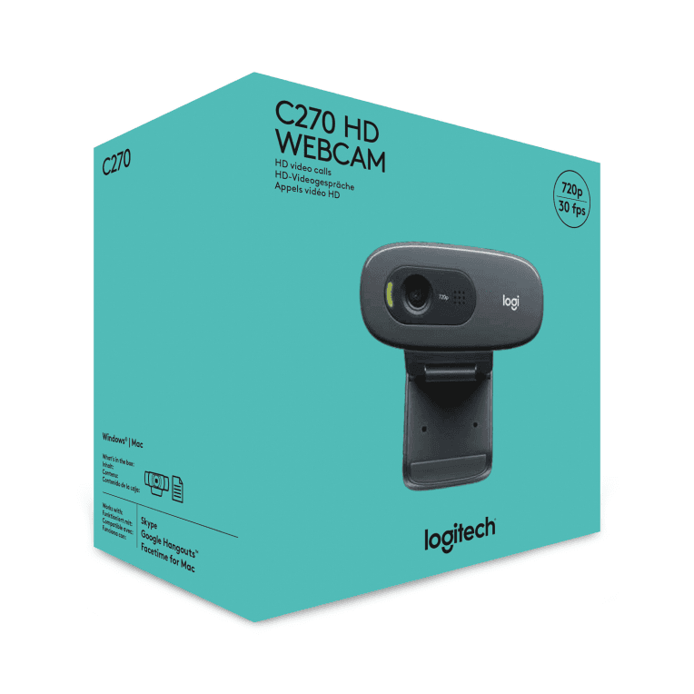 WebCam Logitech C270 HD 1280x720 px Negra miniatura 8
