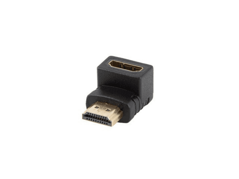 Adaptador 4K Lanberg HDMI(M) a HDMI(H) Angulo Abajo — imagen 1