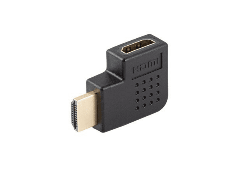 Adaptador 4K Lanberg HDMI(M) a HDMI(H) Angulo Derecha — imagen 1
