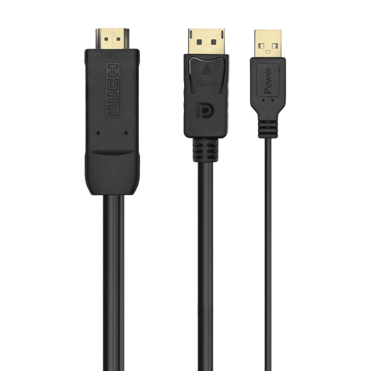 Adaptador Aisens Activo HDMI A/M DisplayPort V1.2/M 1.8m — imagen 1